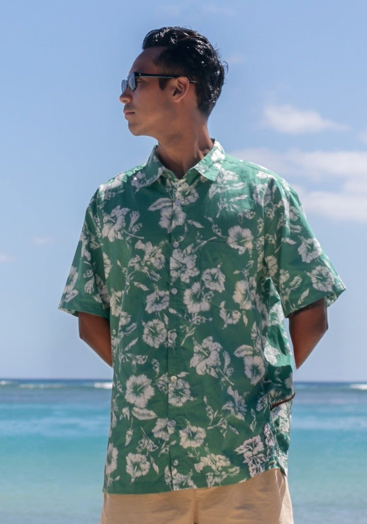 男士 Mele Hibiscus 夏威夷衬衫