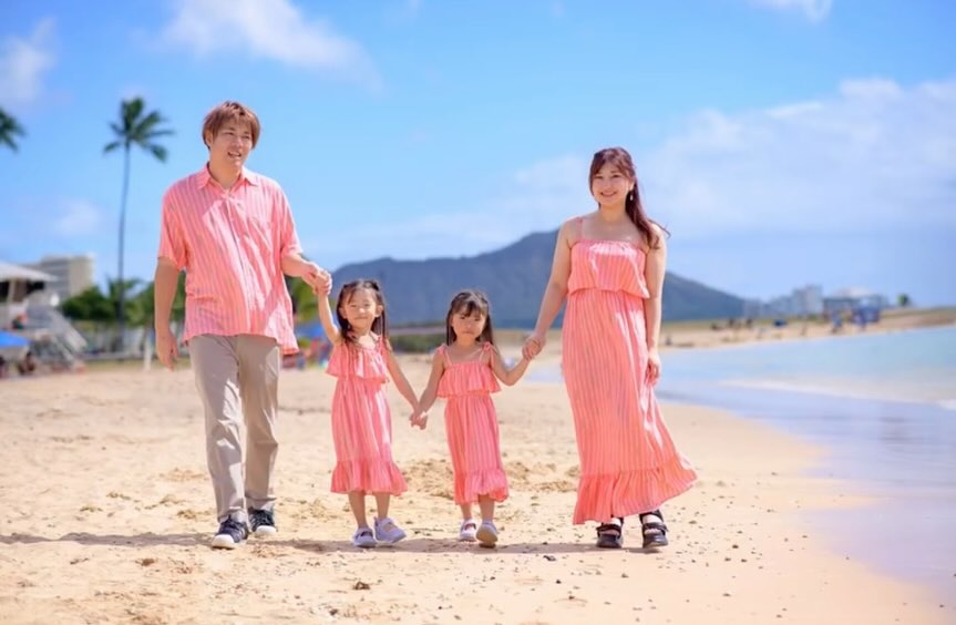 Moana Girl's Dress in Pineapple Print