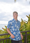 Boy's Lanipo Hawaiian Palm Tree Shirt