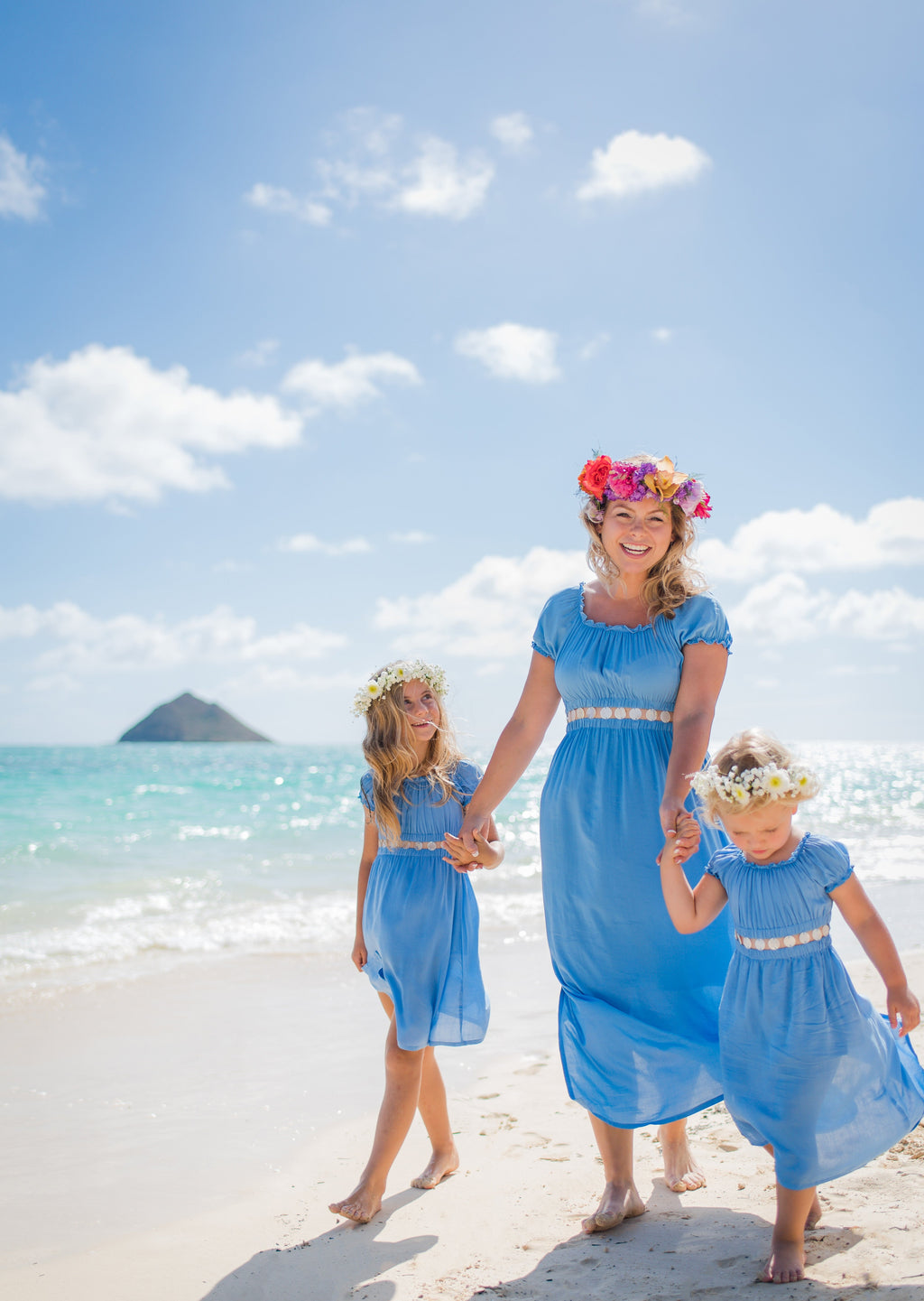Angel Long Women's Hawaiian Dress