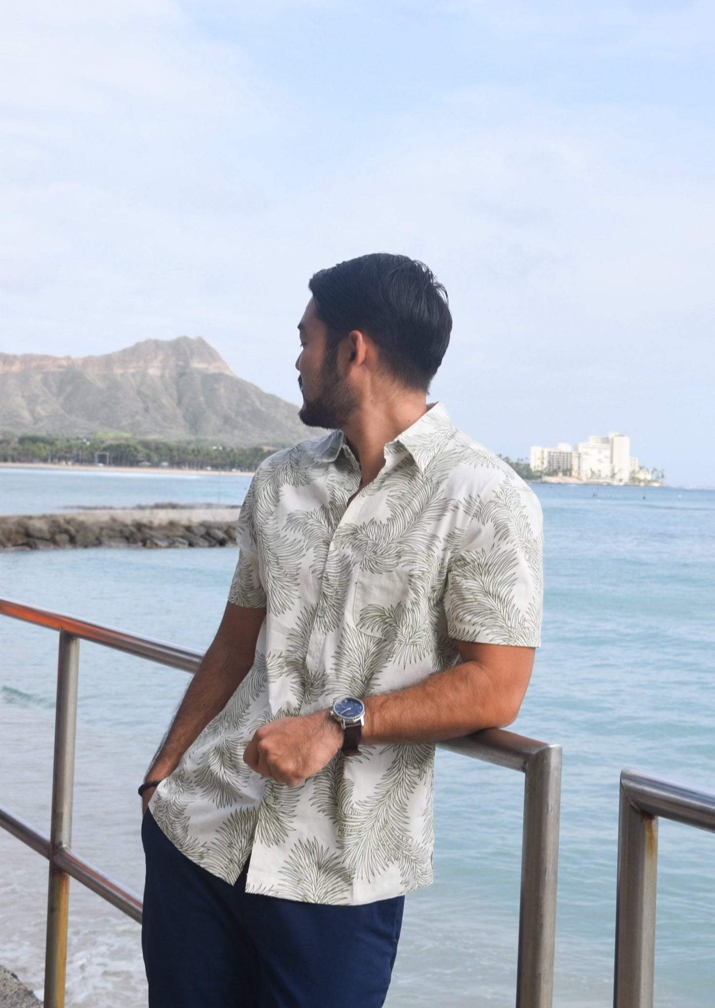 Men's Leaves Hawaiian Shirt