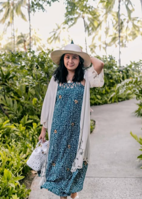 Leilani Dress in Golden Hibiscus Print