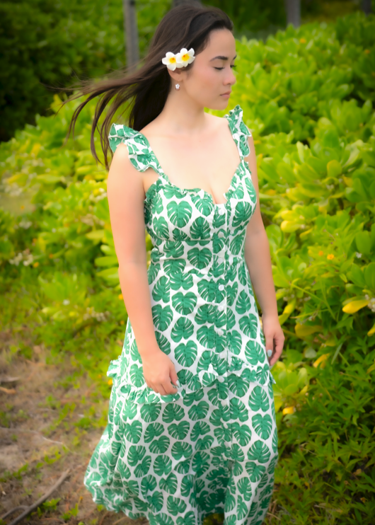 Mermaid Monstera Dress