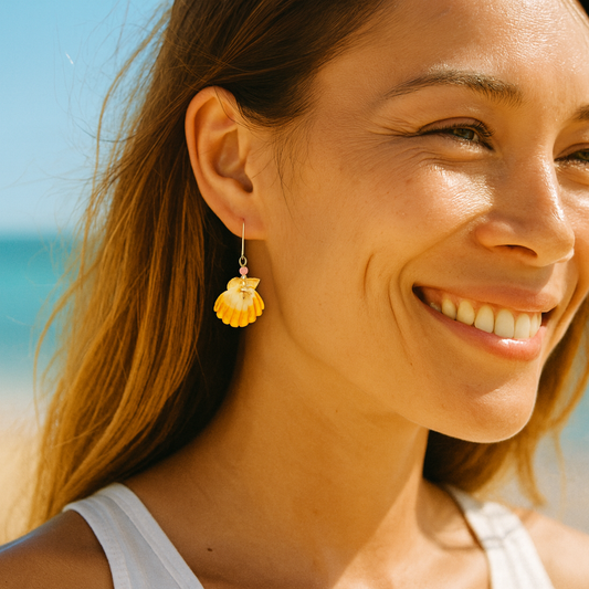 Sunrise Shell Earring 14KGF