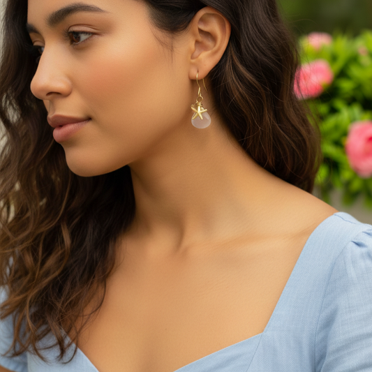 Starfish Mermaid Earrings