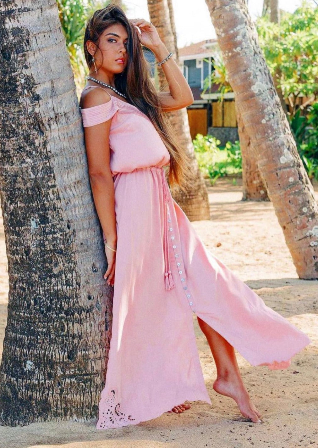 Lily Long Hawaiian Dress