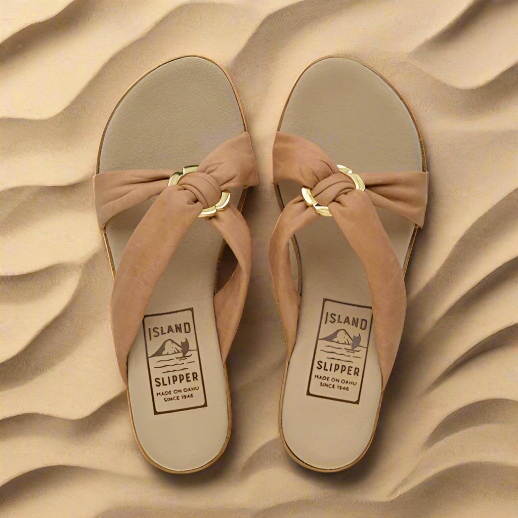 Island Slipper Platform Leather