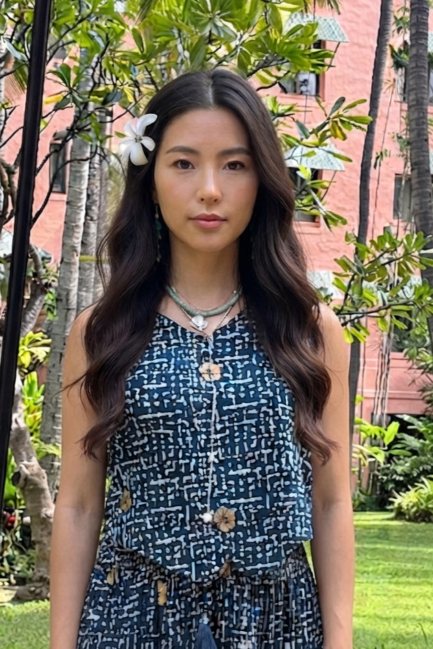 Moku Golden Hibiscus top