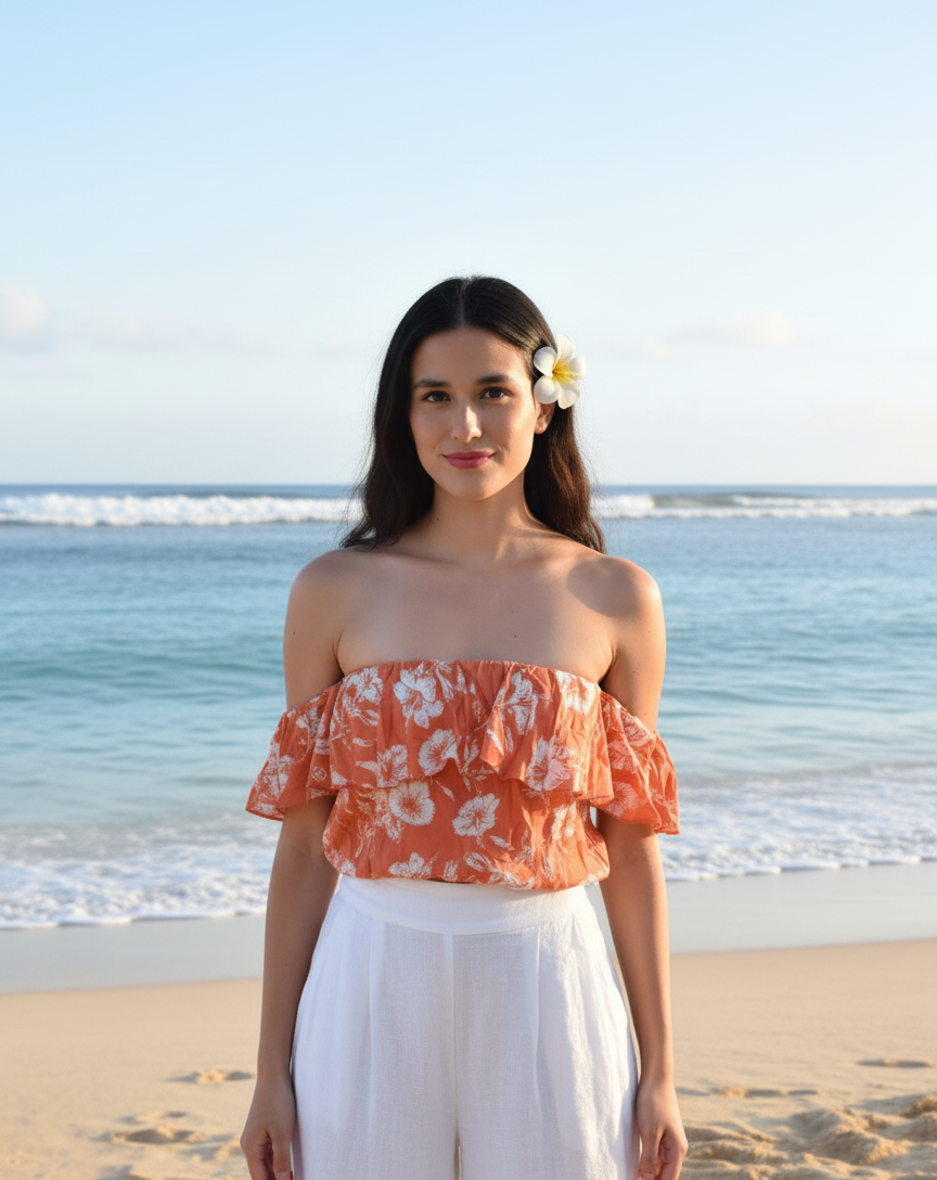 Maiana Hibiscus Top