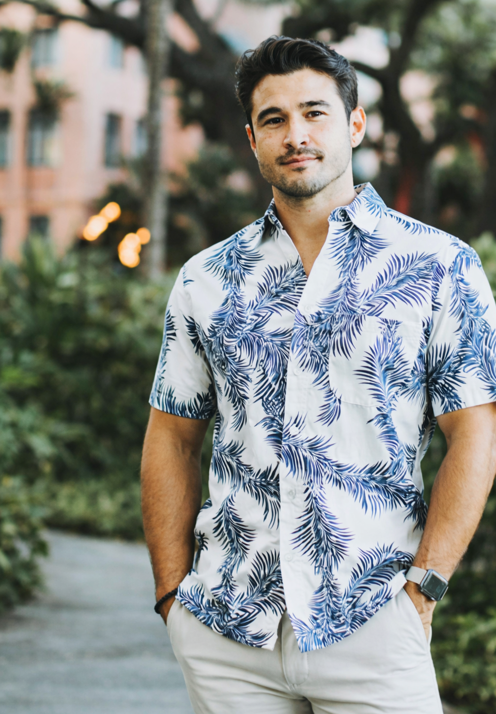 Men's Leaves Hawaiian Shirt