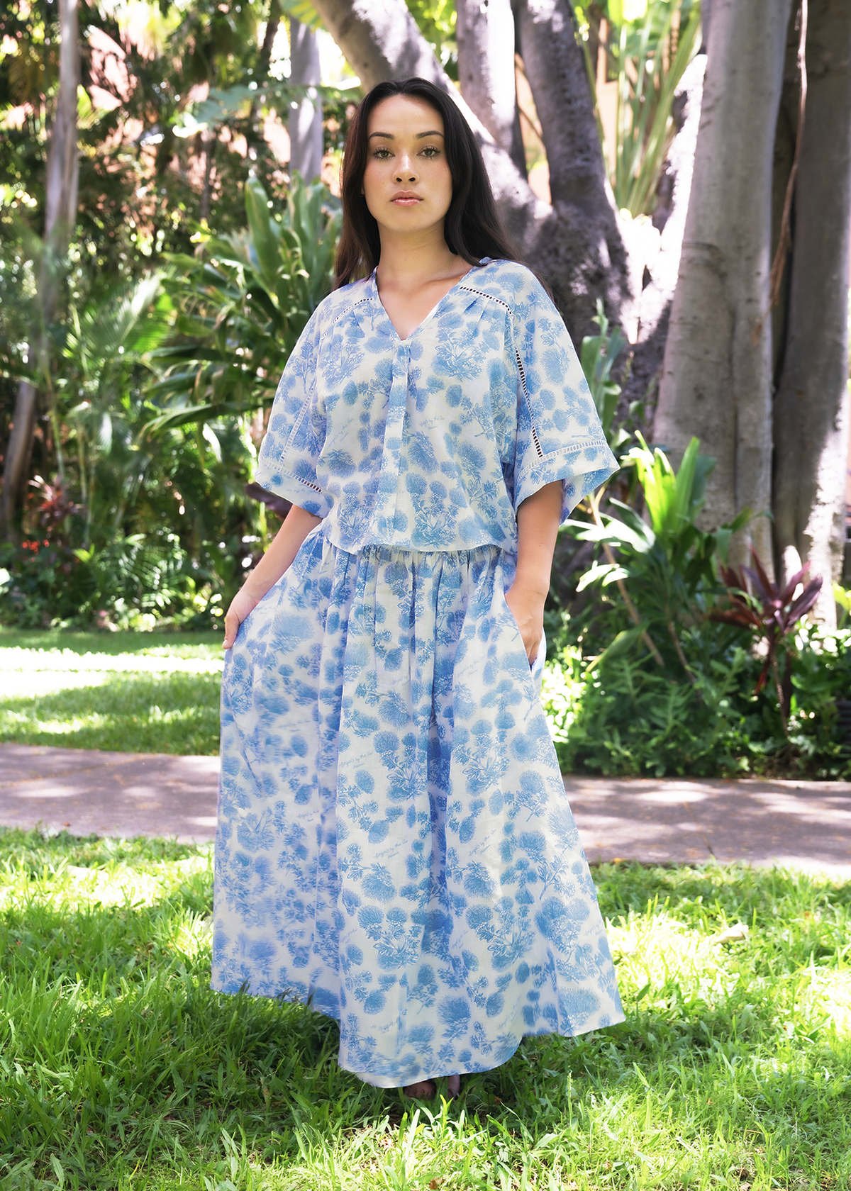 Belle Ohia Lehua Linen Skirt