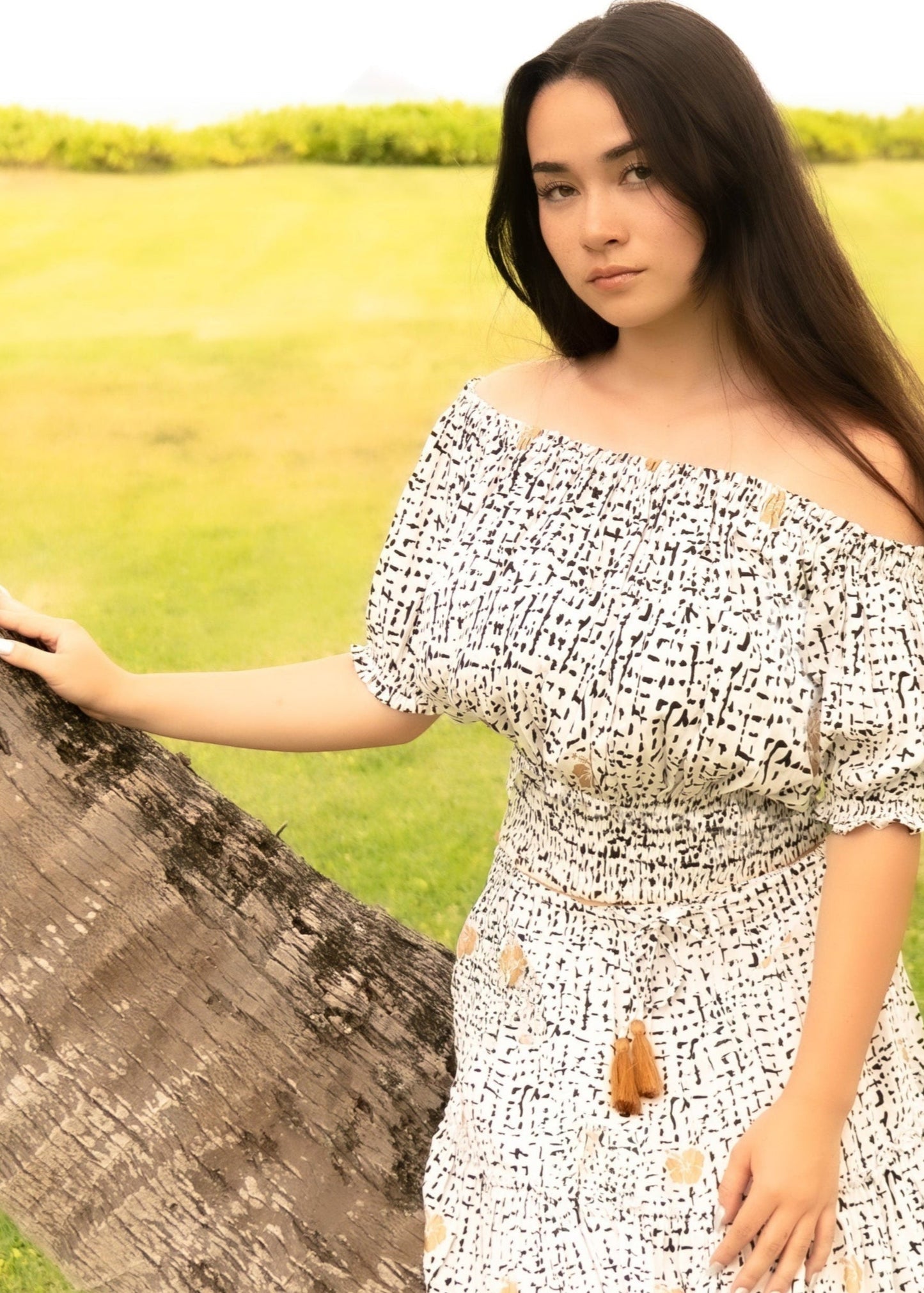 Wai Golden Hibiscus Top