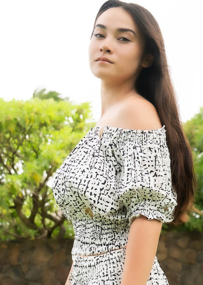 Wai Golden Hibiscus Top