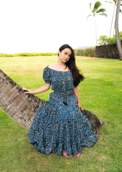 Wai Golden Hibiscus Top