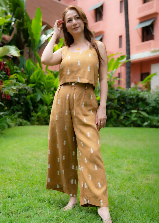 Kipi Pineapple Linen Pants