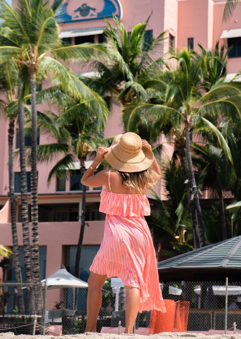 Lanikai Hawaiian Dress Pineapple Print