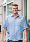 Linen Starfish Men's Hawaiian Shirt