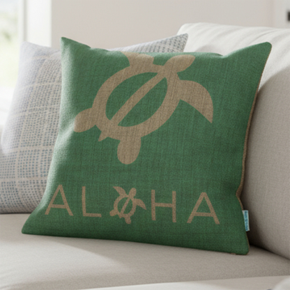 Aloha Honu Hawaiian Pillow Case