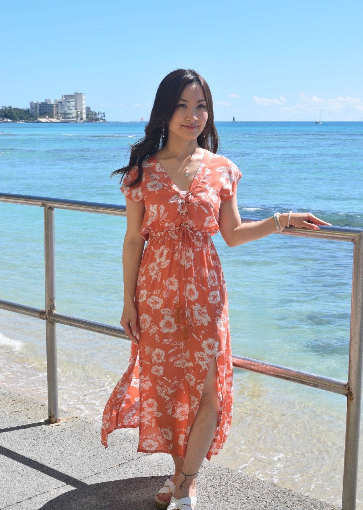 Loha Hawaiian Hibiscus Dress