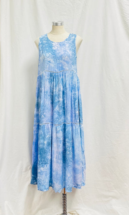 Smoke Long Tie Dye Dress