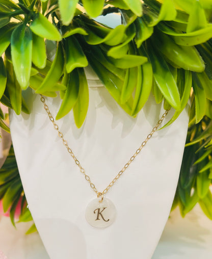 Initial Alphabet Necklace