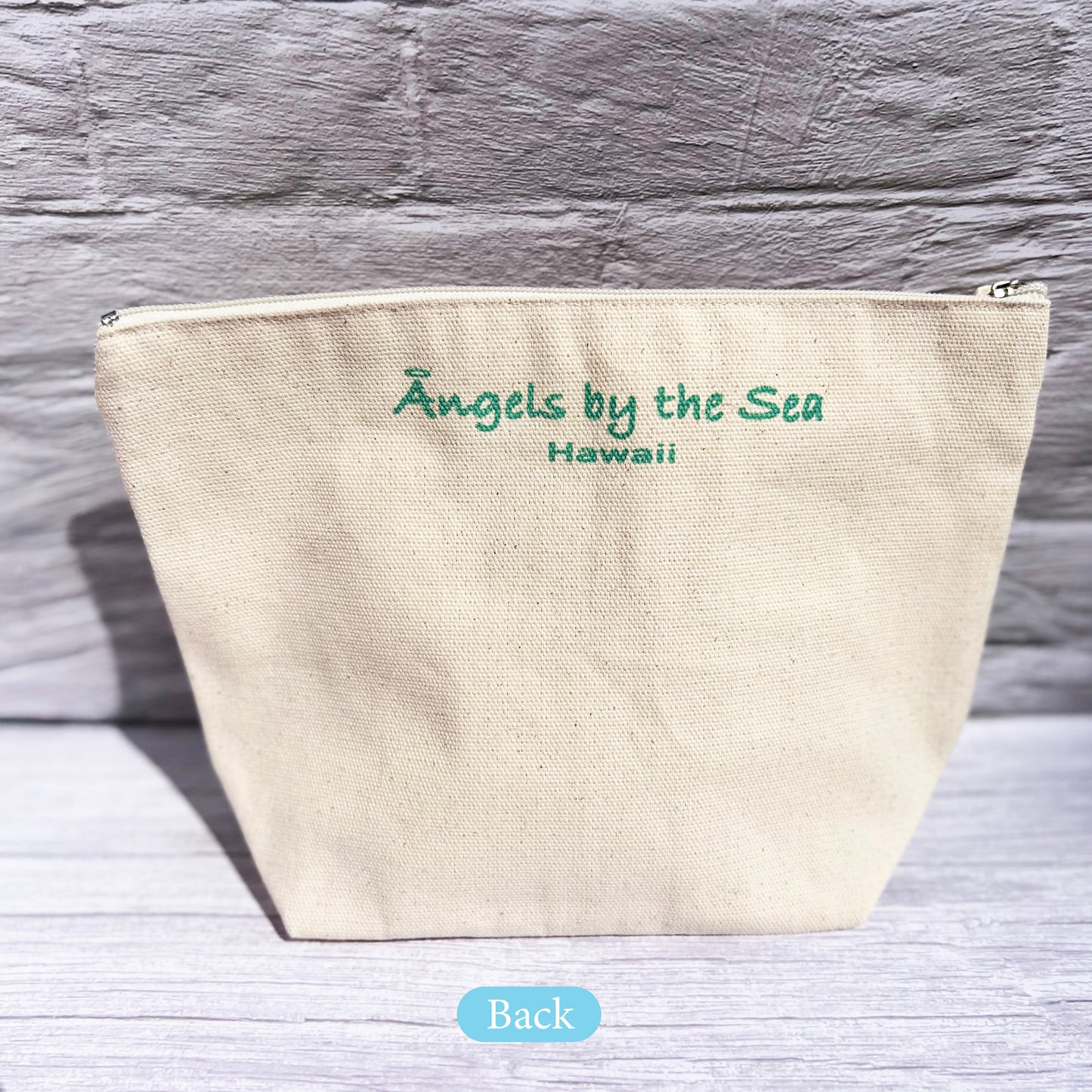 Aloha Stripe Canvas Hawaiian Pouch