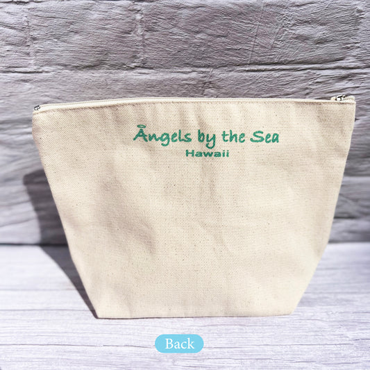 Aloha Stripe Canvas Hawaiian Pouch