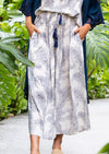 Kumu Dress Lace W/Print Palm 100% Rayon Woven