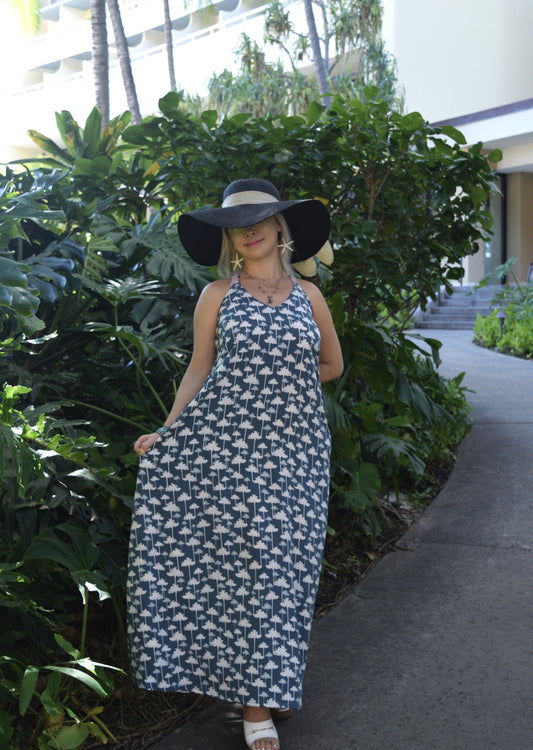 Lanipo Hawaiian Palm Tree Dress