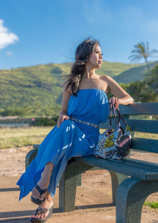 Angel Long Tube Women's Hawaiian Dress – Angels by the Sea Hawaii Angel Long Tube Women's Hawaiian Dress – Angels by the Sea Hawaii