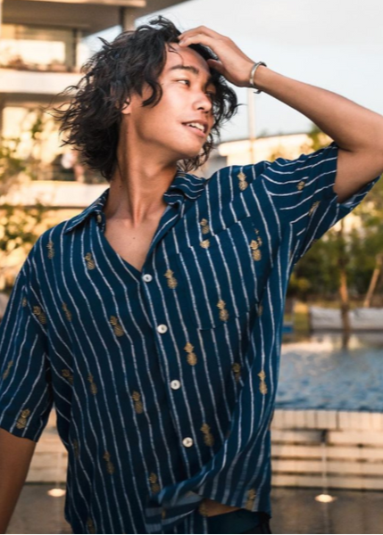 pineapple dress shirt mens Amazon.com: Black Pineapple Mens Pineapple Shirt Short Sleeve Button Down Hawaiian Shirts Casual Summer Tops : Sports & Outdoors