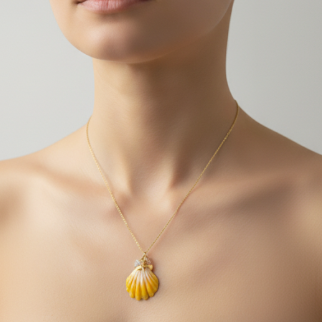 Sunrise Shell Necklace