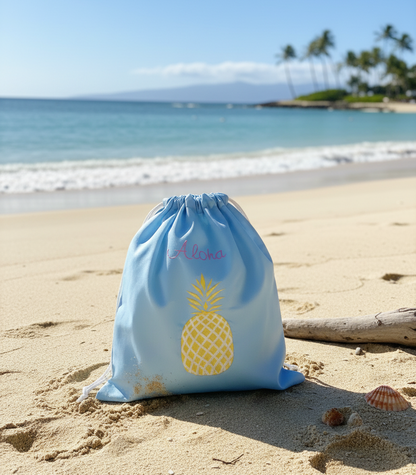 Aloha 菠萝刺绣旅行袋