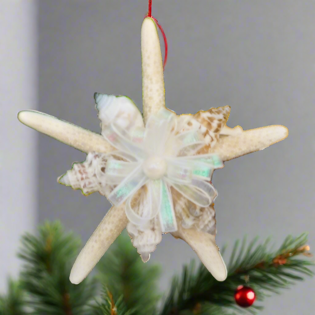 Natural Pacific Starfish Ornament