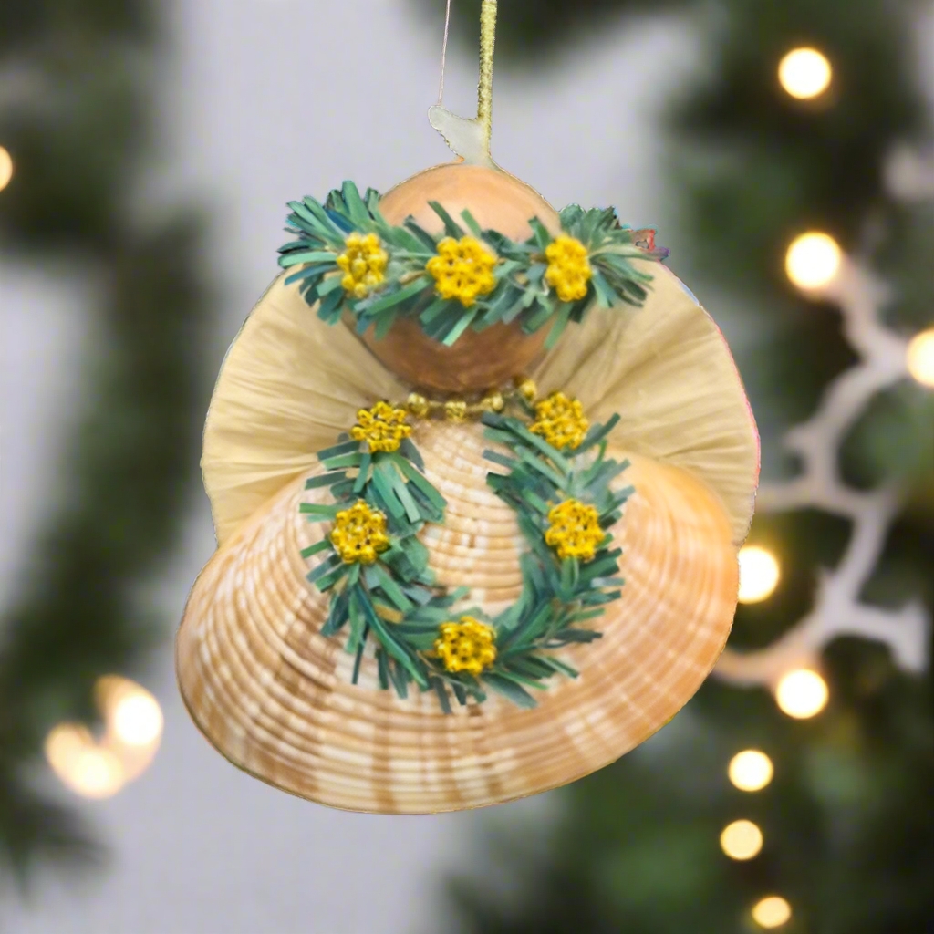 Multi Macnut Angel Ornament