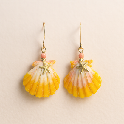 Sunrise Shell Earring 14KGF