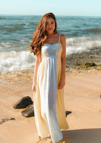 Nahele Long Hawaiian Dress