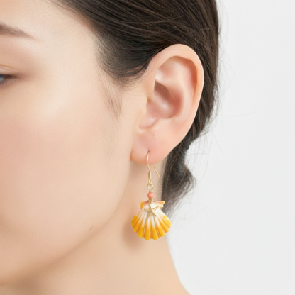 Sunrise Shell Earring 14KGF