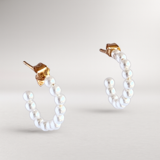 Pearl Hoop Post