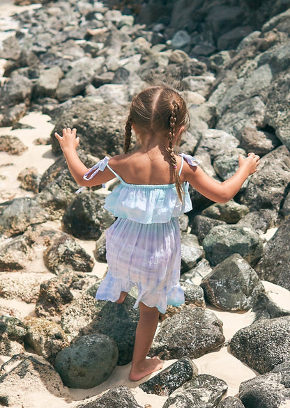 Moana Girl's Hawaiian Dress in Rain