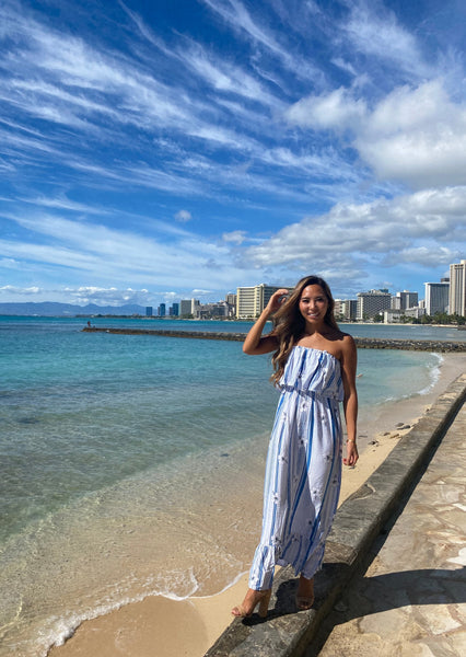 Lily Long Hawaiian Dress – Angels By The Sea Hawaii