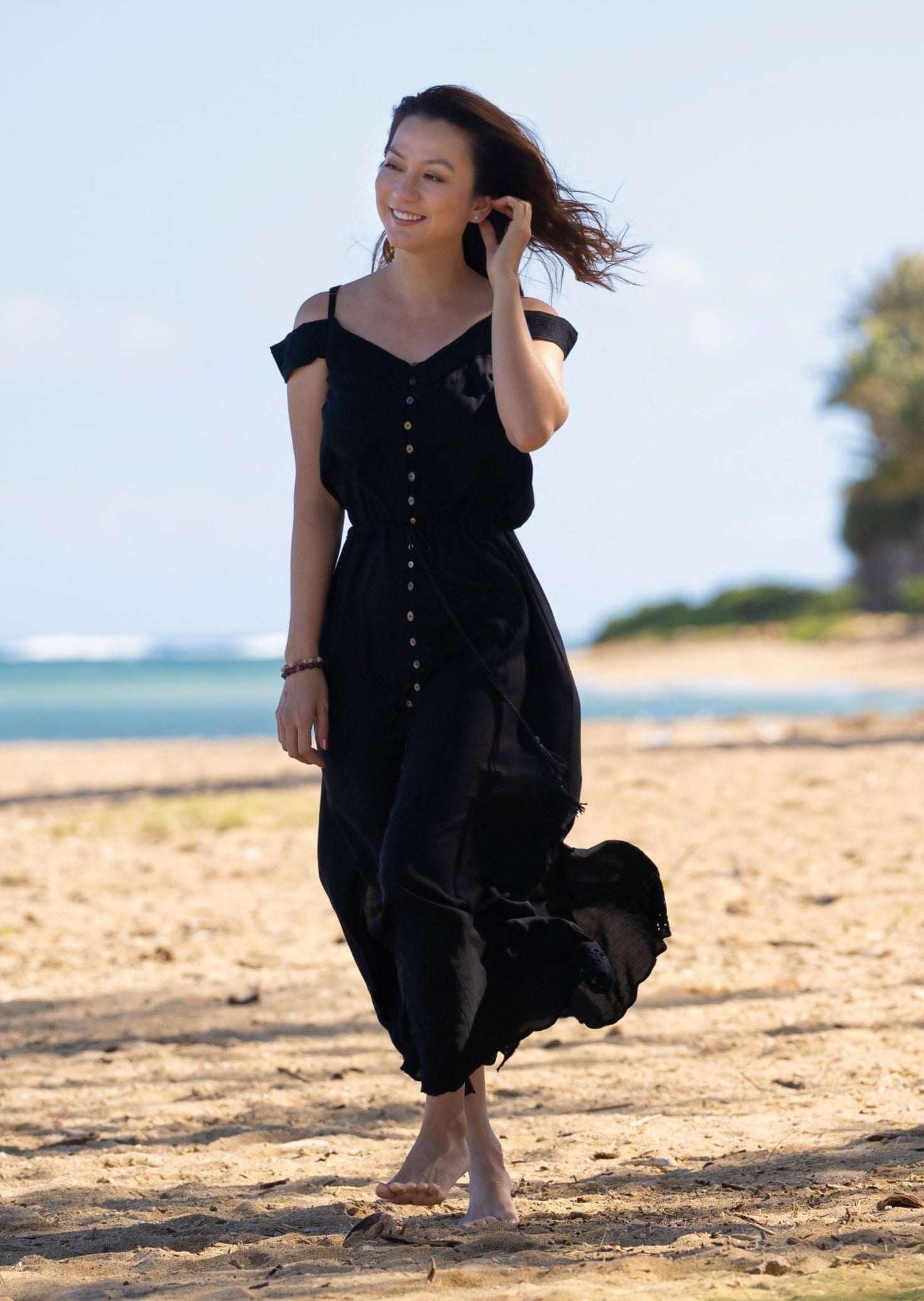 Lily Long Hawaiian Dress