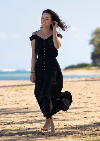 Lily Long Hawaiian Dress Angels by the Sea Hawaii Lily Long Hawaiian Dress Angels by the Sea Hawaii