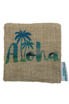 Hemp Pillow case with Aloha