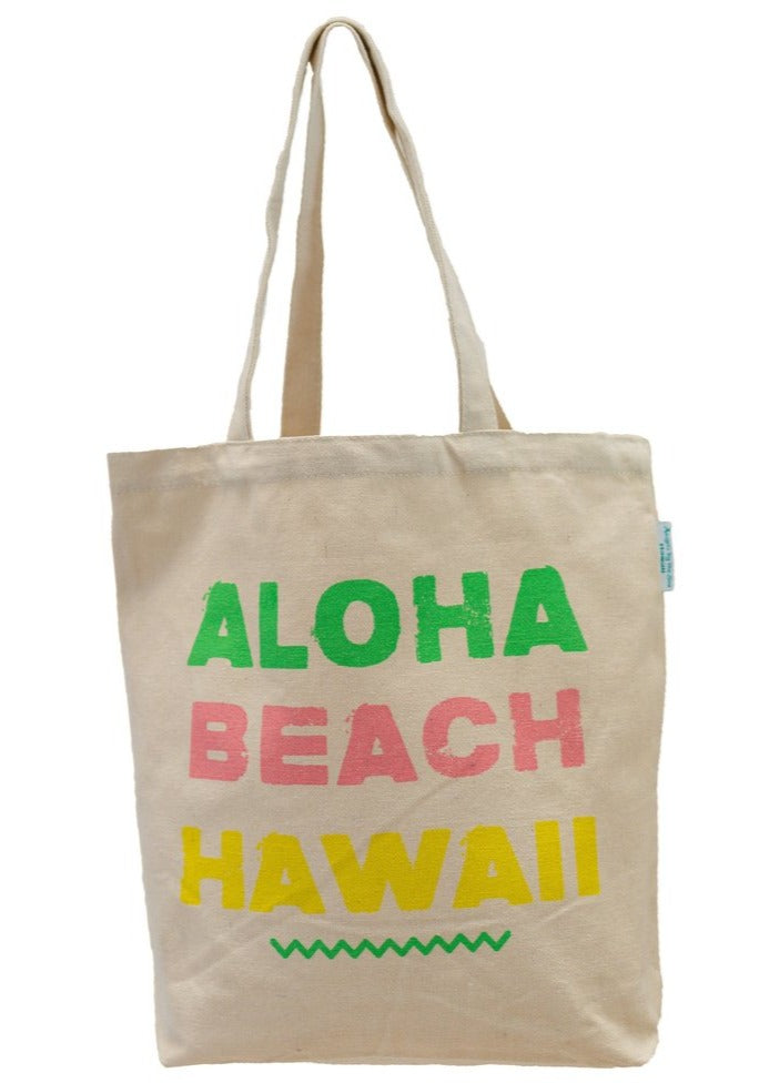 Aloha Beach 夏威夷帆布手提包