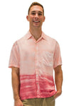 Cloud Collared Men's Tie Dye Hawaiian Shirt