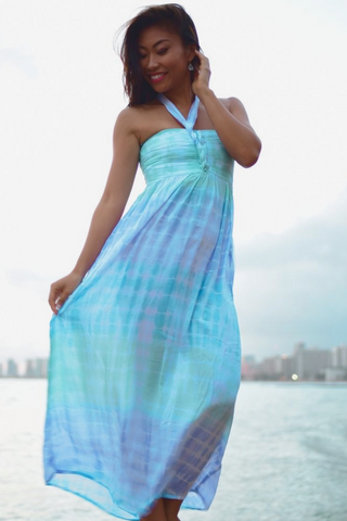 Nalani Leaves Hawaiian Dress