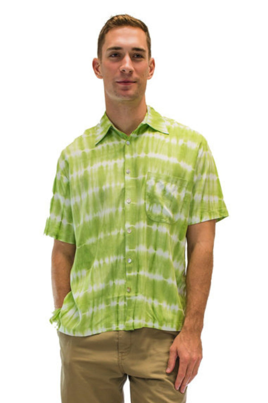 Men's Hawaiian Tie Dye Shirt