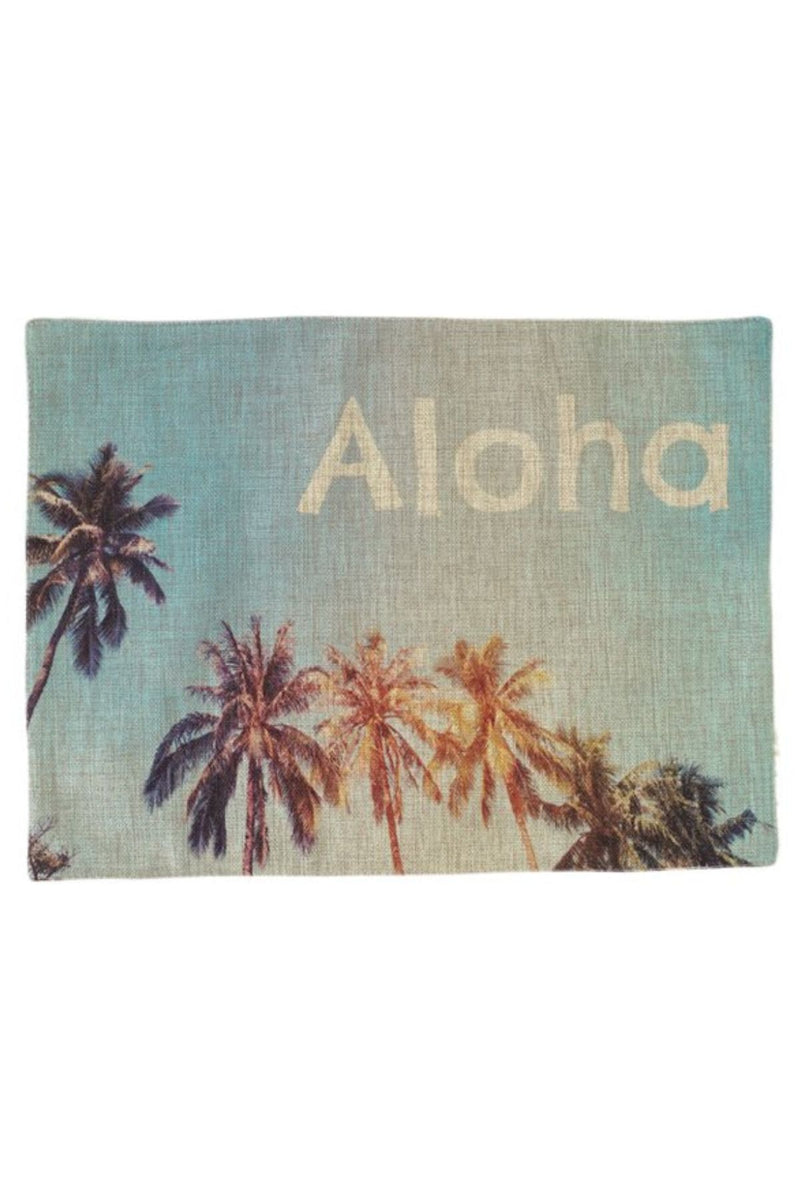 Placemat Palm Tree Natural 18x13
