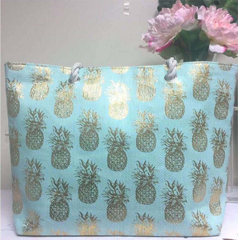 Large Pineapple Hawaiian Handbag
